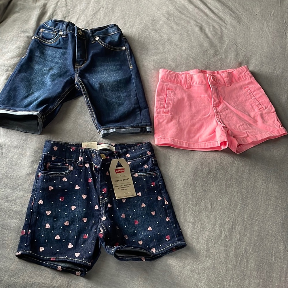 Bundle of girls shorts size 6/6X